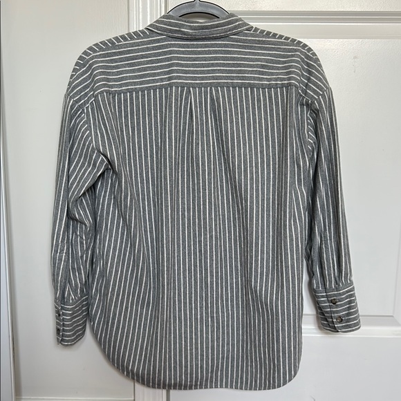 Madewell Flannel Westward Shirt in Stripe - Picture 7 of 7